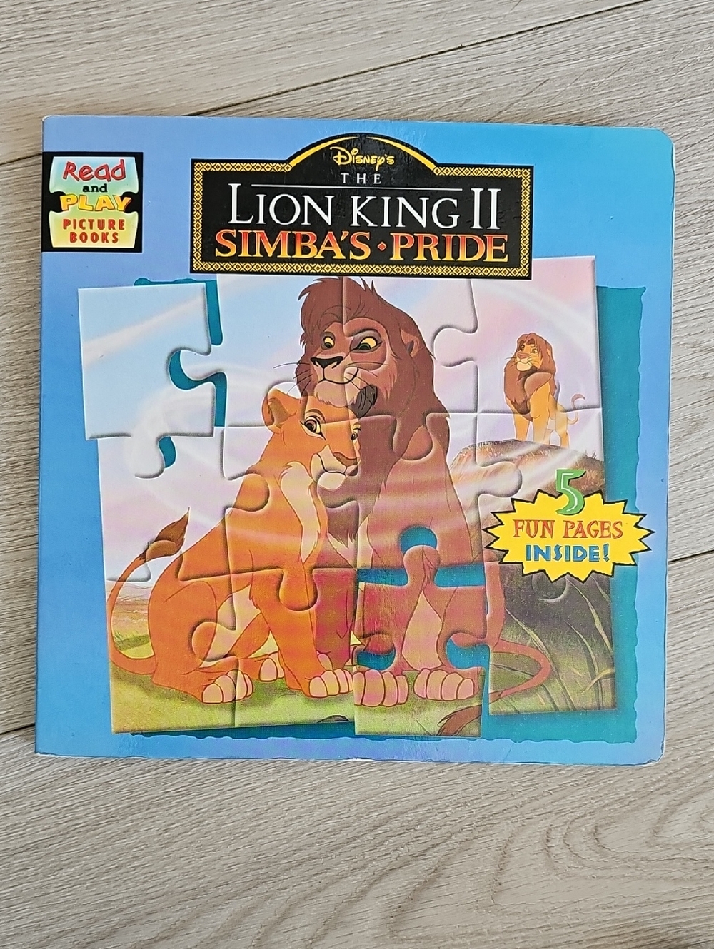 Lion King Simba's Pride II Read & Play Picture Puzzle Board Book